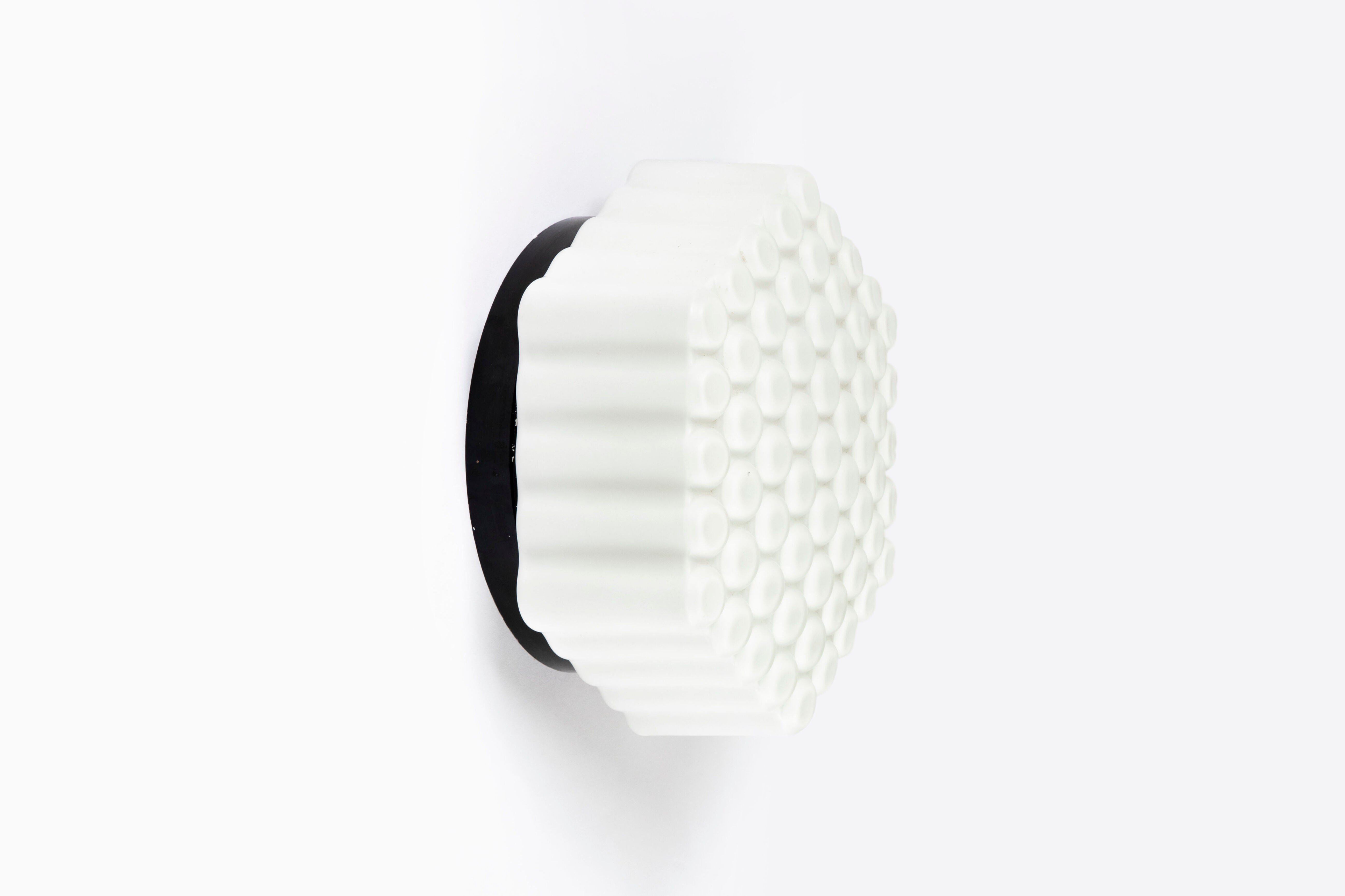 Hexagon shaped flush mount by Valasske Mezirici, Czechoslovakia, 1960s