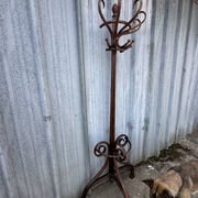 Coat rack umbrella stand curved wood