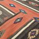 6x9 Terracotta Red & Brown Vintage Kilim Rug, Rugged Carpet, 175x270Cm