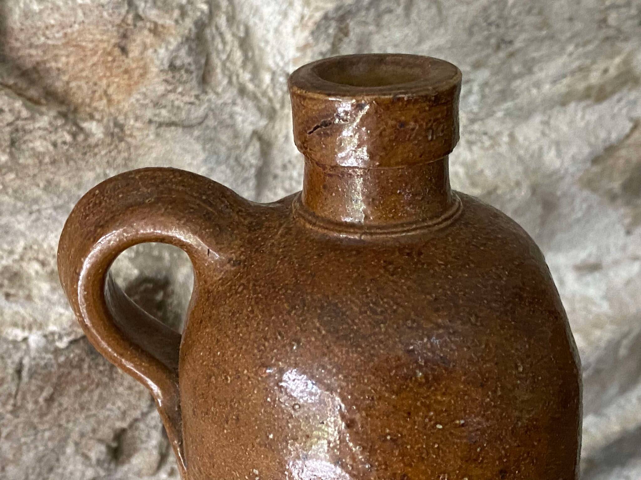 Bottle, vase in Amsterdam glazed stoneware