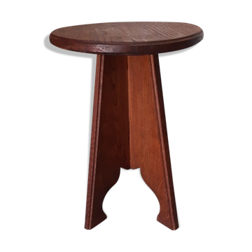 Tabouret architectural – Art Populaire / Brutaliste (circa 1930-1950) - Mobilier moderniste