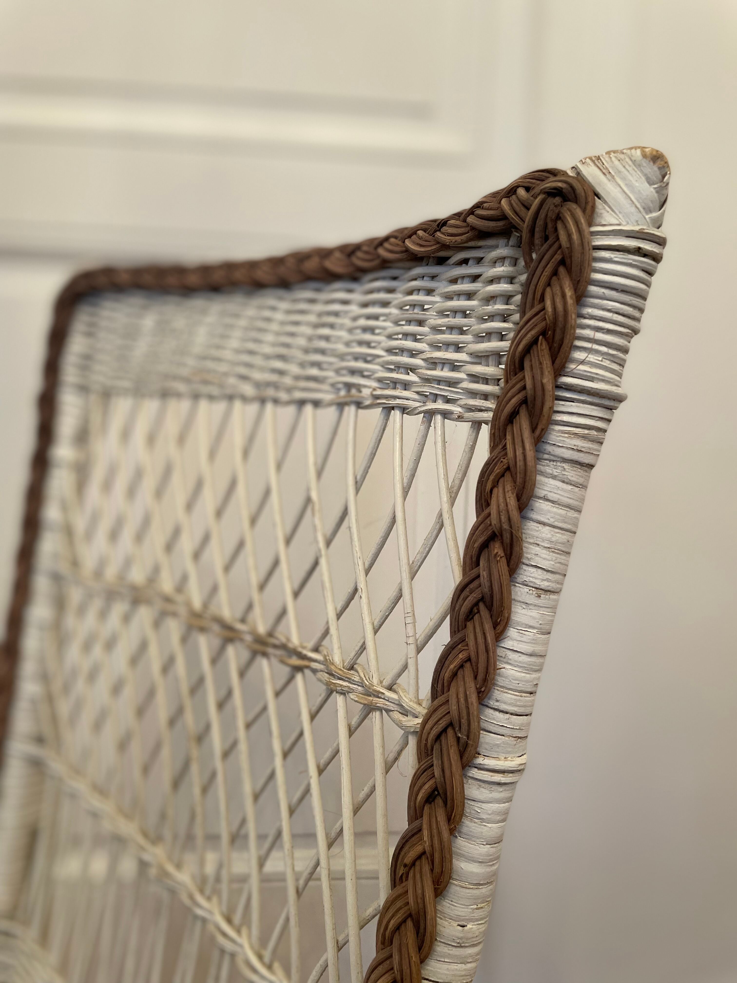 Old rattan chair