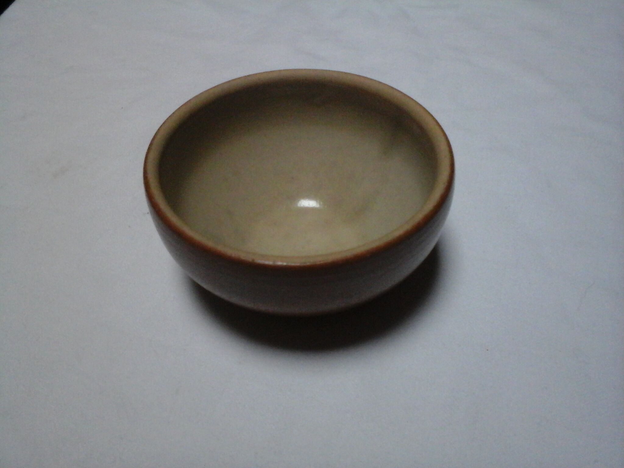 2 sandstone bowls