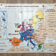 Vintage school map the construction of the european union eduscope