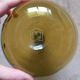 Olive green khaki glass drop vase Habitat