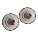 Pair of Villeroy & Boch christmas plates