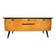 Two-tone vintage TV cabinet sideboard