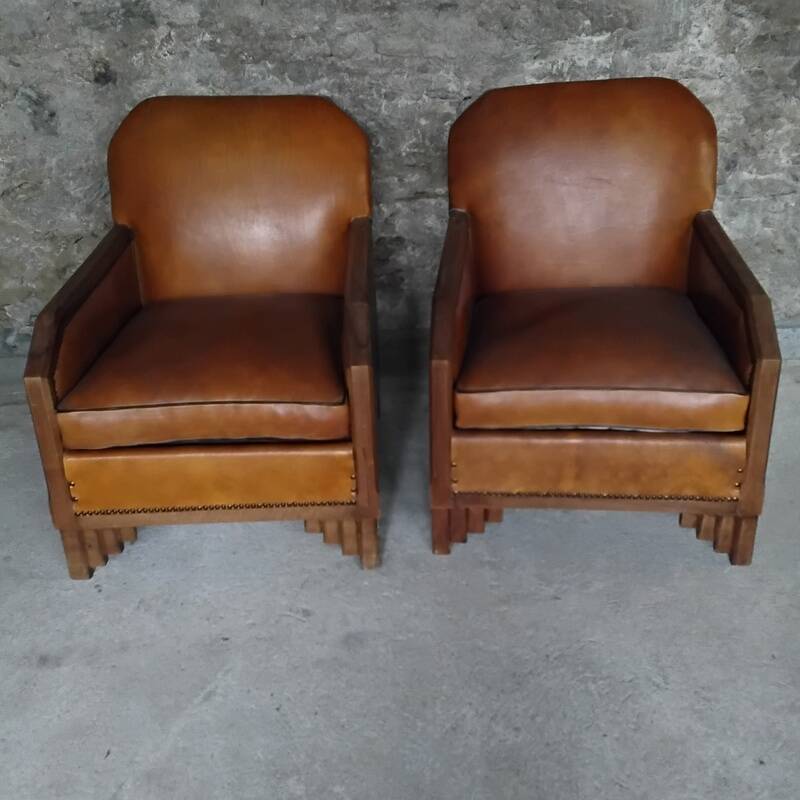 Art Deco armchairs