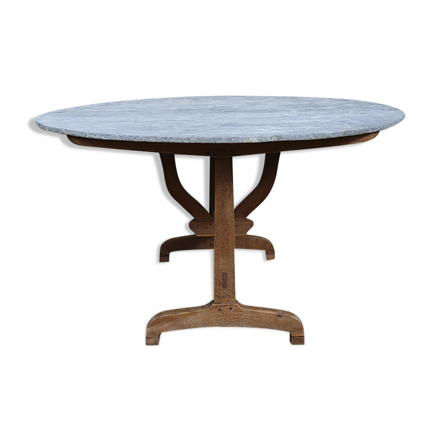 Nineteenth century zinc harvest table or winemaker