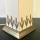 Lampe vintage laque et laiton