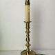 Lampe en laiton en forme de bougeoir