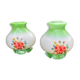 Floral lamp lenses