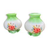 Floral lamp lenses