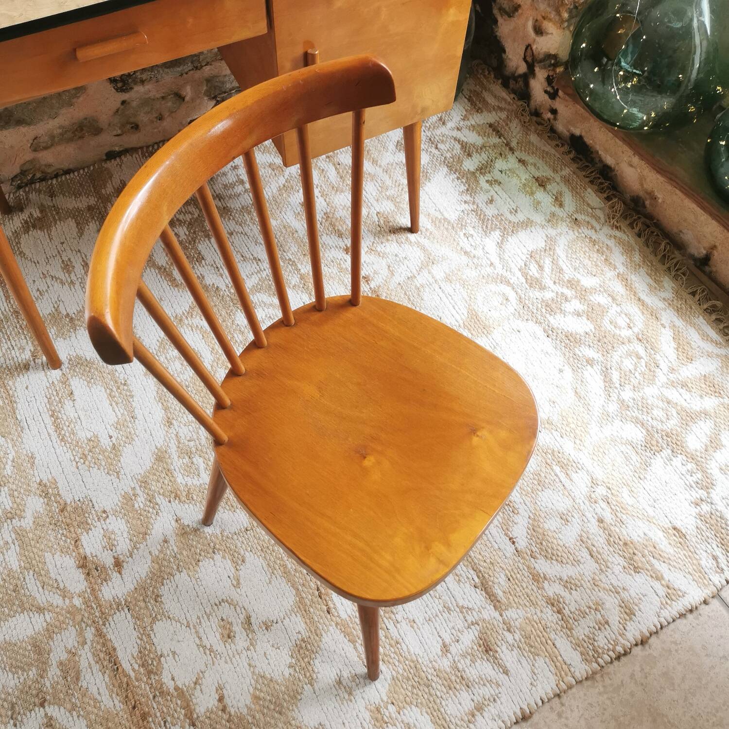 Baumann Vintage Desk and Chair 1960