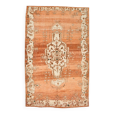 8x12 Terracotta & Brown Vintage Persian Rug, Rugs For Bedroom, 225x353Cm