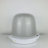 Holophane industrial porthole ceiling light, wall light, 1960s