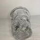Vase glassware in molded crystal daum signed around 1960