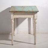 Table d’appoint à patine vert turquoise, c.1920