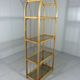 Rattan & smoked glass display rack 1970’s