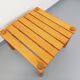 Vintage square coffee table in solid pine from the 70s and 80s.