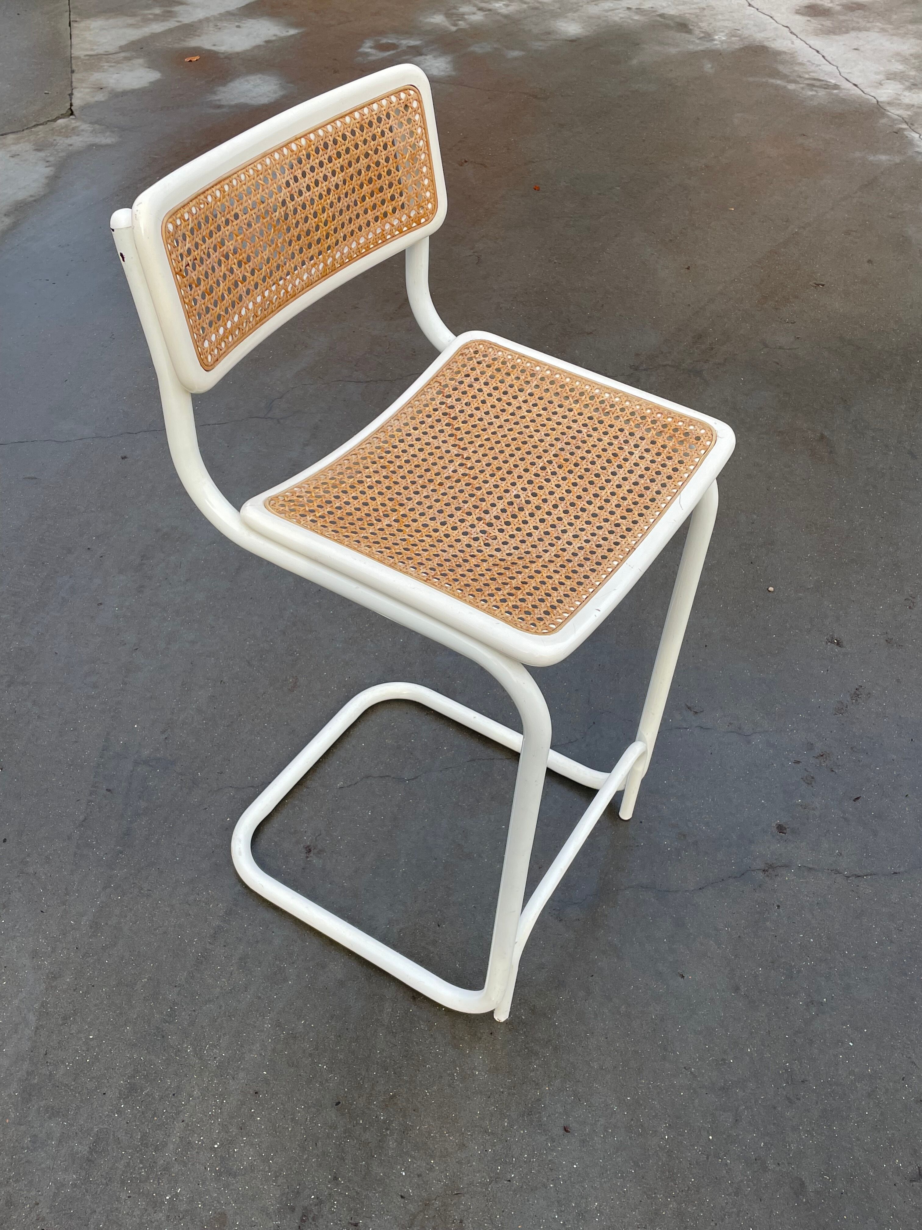 Vintage cesca design bar stool 80's design