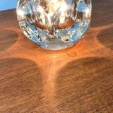 Vintage German glass table lamp by Peill & Putzler.