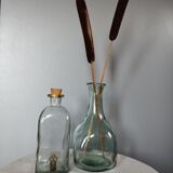 Duo of bottles/carafes, vintage
