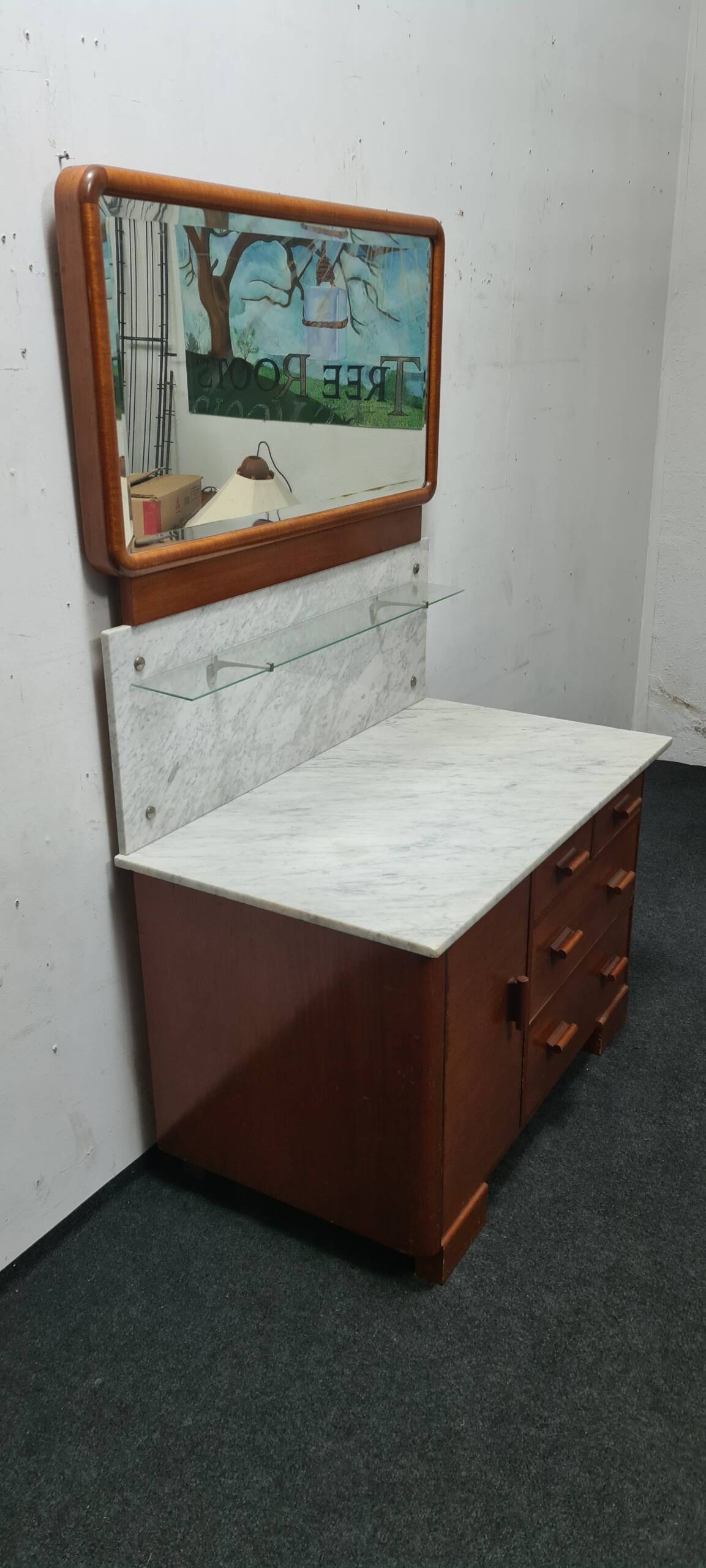 Vintage sink cabinet