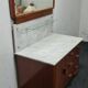 Meuble à lavabo vintage