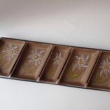 Vallauris ceramic aperitif service - 5 bowls