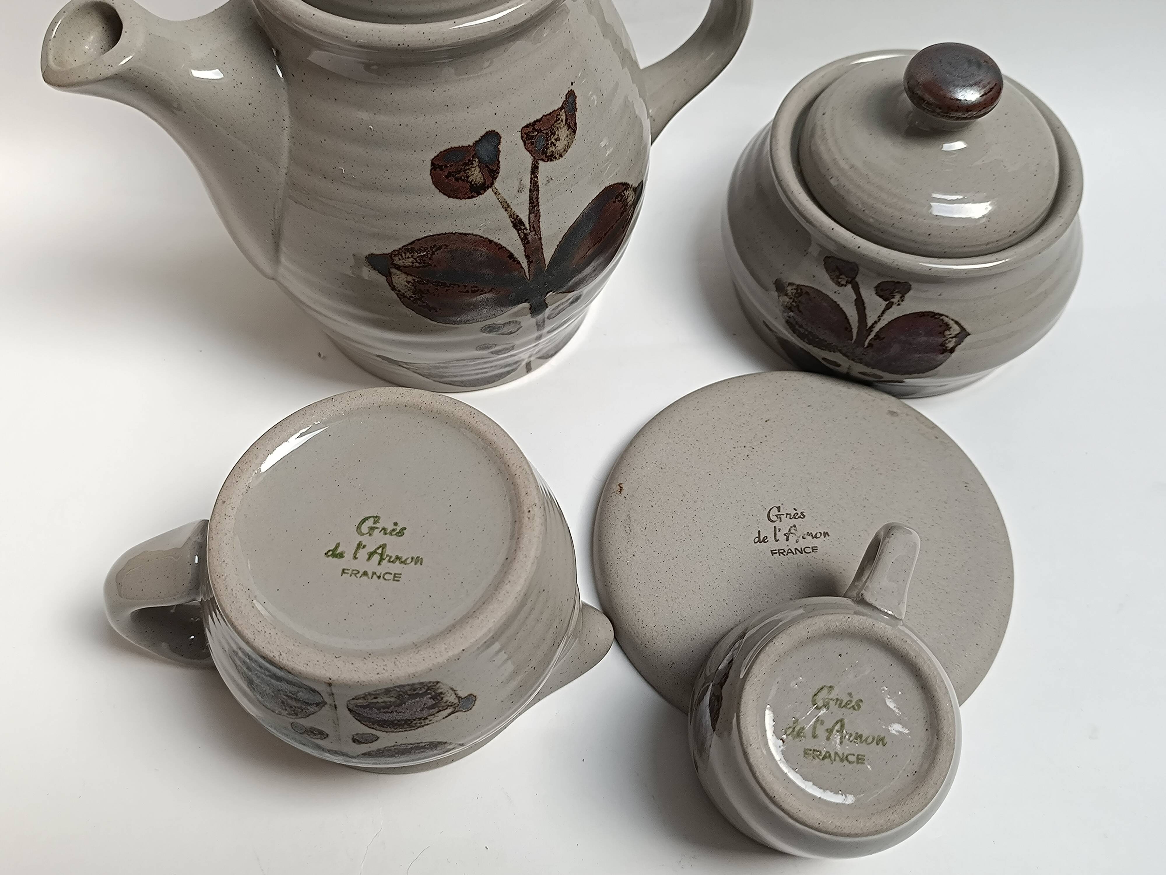 Grès de l'Arnon coffee set
