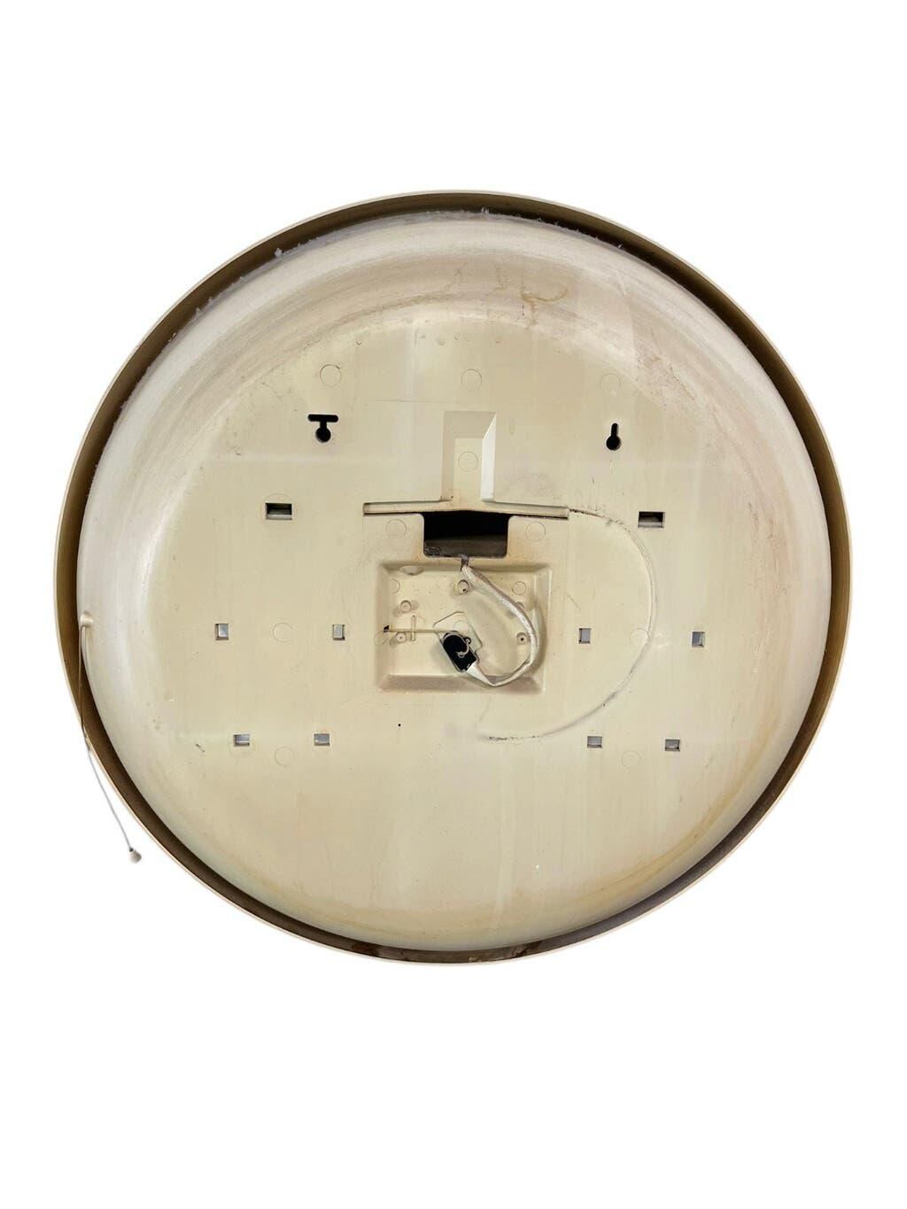 Vintage round mirror allibert with lighting