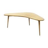 Boomerang desk table in birch 1950s