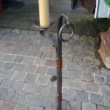 Lampadaire en fer forgé par Jean Pierre Ryckaert