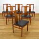 6 Danish teak chairs from 1960 by Henning Sorensen