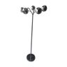 Floor lamp 5 adjustable balls vintage chrome metal