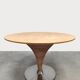 Vintage Italian Tito Agnoli wicker dining table Bonacina Pierantonio