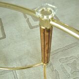 70s oval coffee table