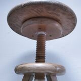 oak workshop patina stool