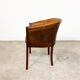Vintage sheep leather club chair high tub Enschede