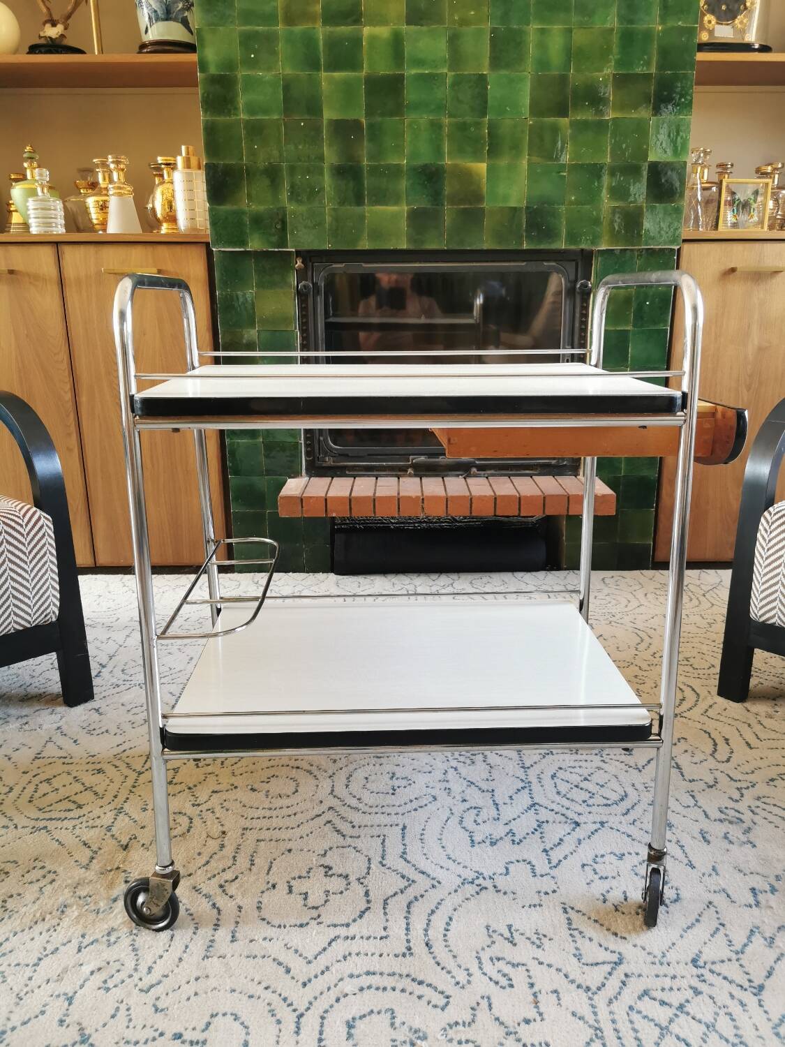 Vintage rolling trolley