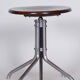 Restored Beech Swivel Piano Stool by Mücke - Melder, Czechia, 1930s