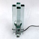 Lampe de table en verre vintage Gallotti e Radice des années 70