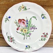 5 assiettes à dessert Lunéville modèle Réverbère