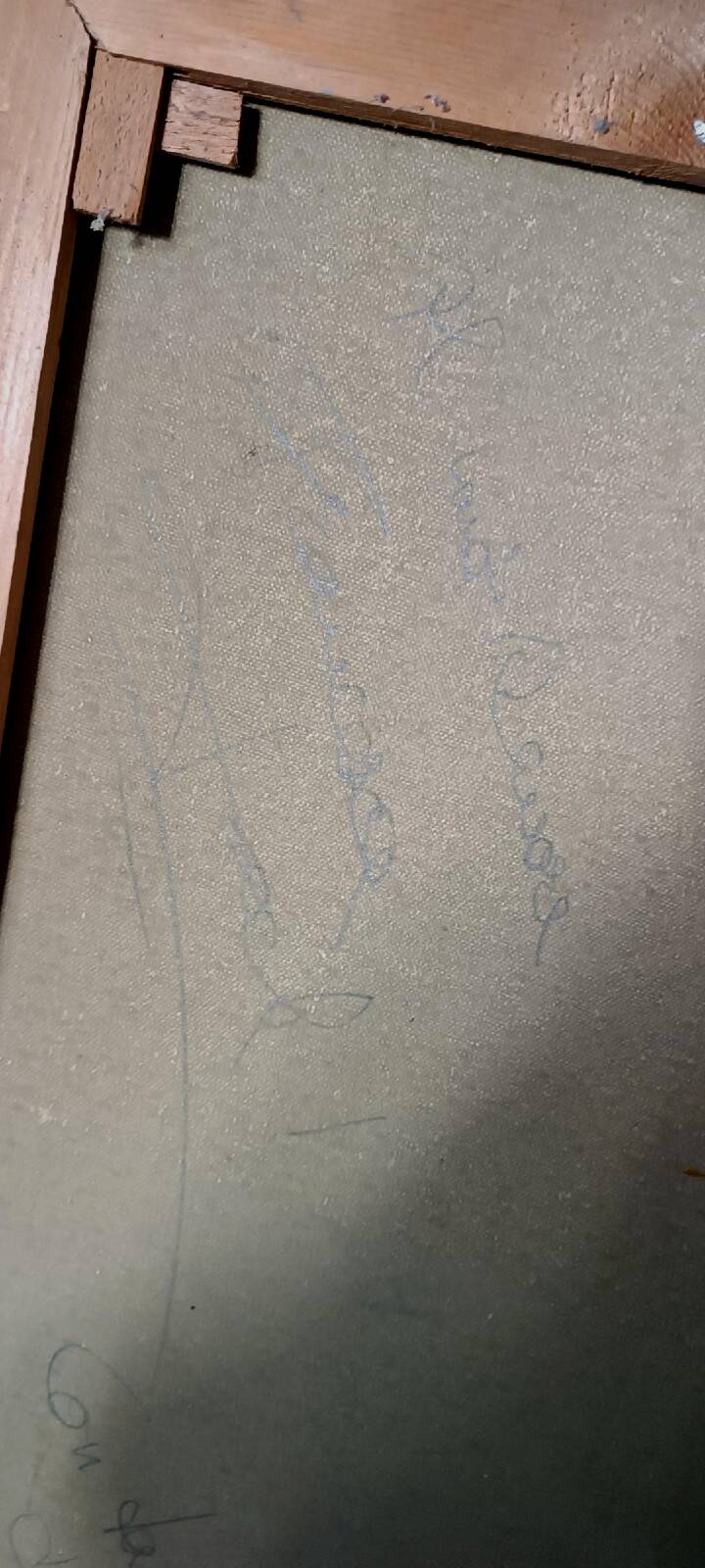 Abstract painting 1985 Jack Friling - oil on canvas