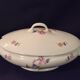 Oval soup tureen in Limoges porcelain, Salmon and Co (A525)