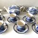 Vintage Johnson Brothers Old Castles Blue Coffee and Chocolate Tea Set