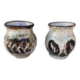 Two ceramic vases by Albert Thiry