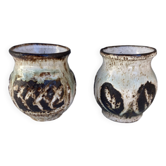 Two ceramic vases by Albert Thiry