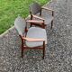 two armchairs model 62A designed by Arne Vodder for Sibast Møbler,